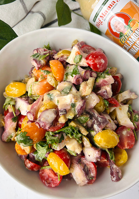Mediterranean Citrus Octopus Salad