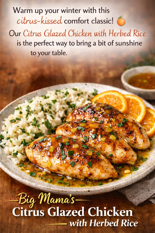 Citrus Glazed Chicken with Herbed Rice