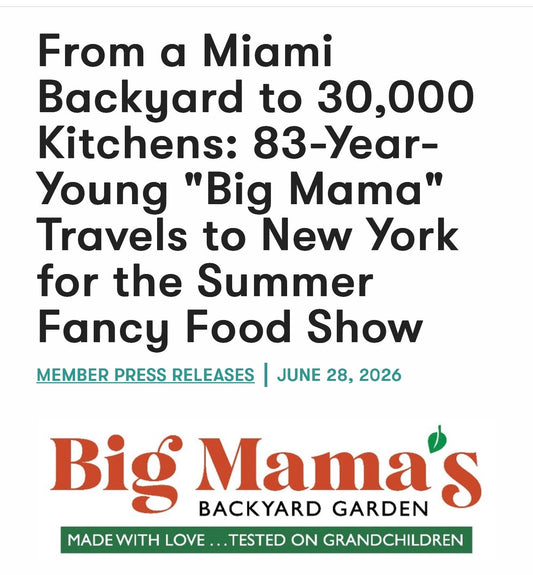 Big Mama Featured by the Specialty Food Association