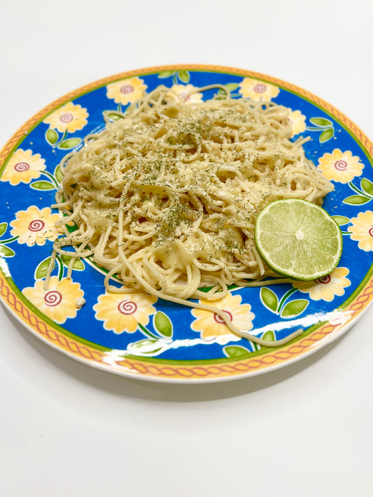 Gluten-Free Spaghetti with Dill, Lime and Parmesan