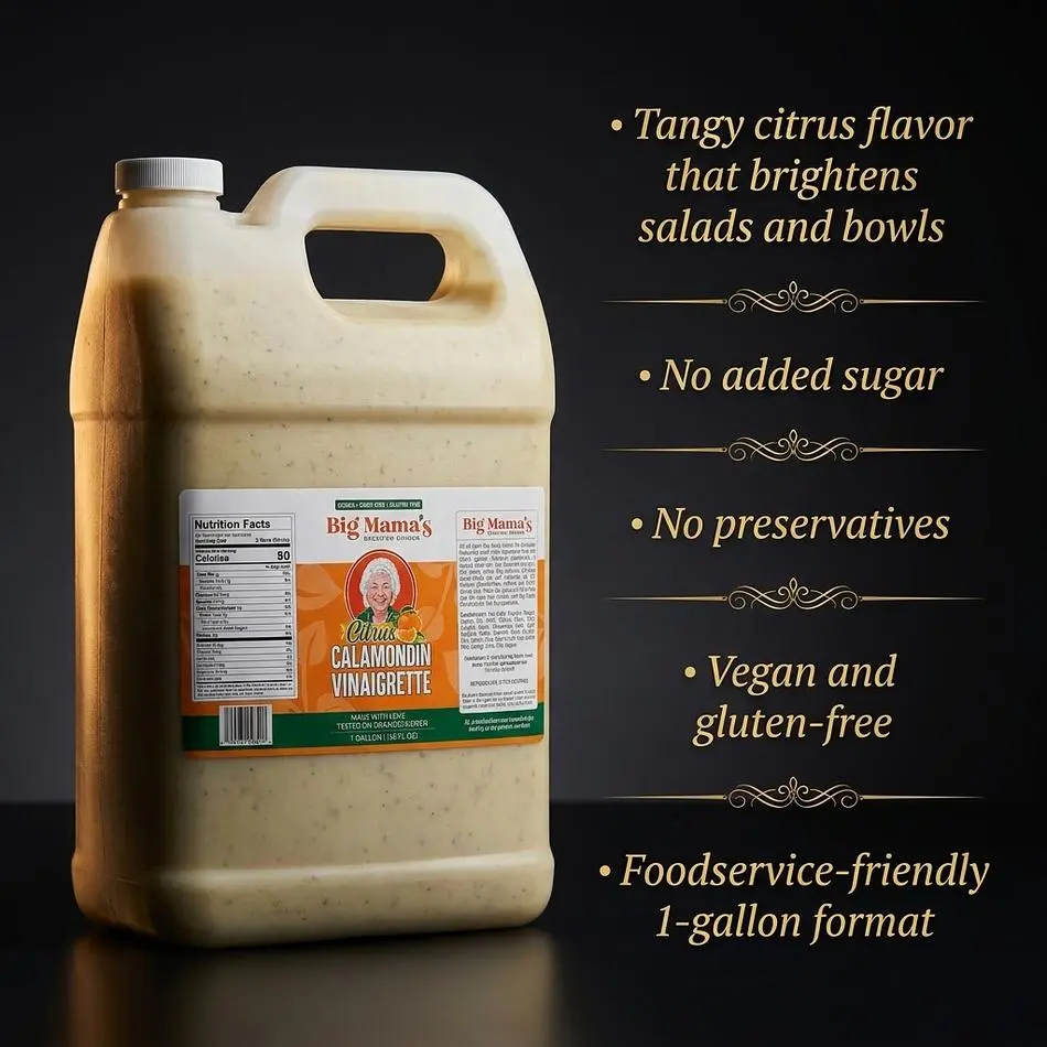 Calamondin Vinaigrette - 1 Gallon Format