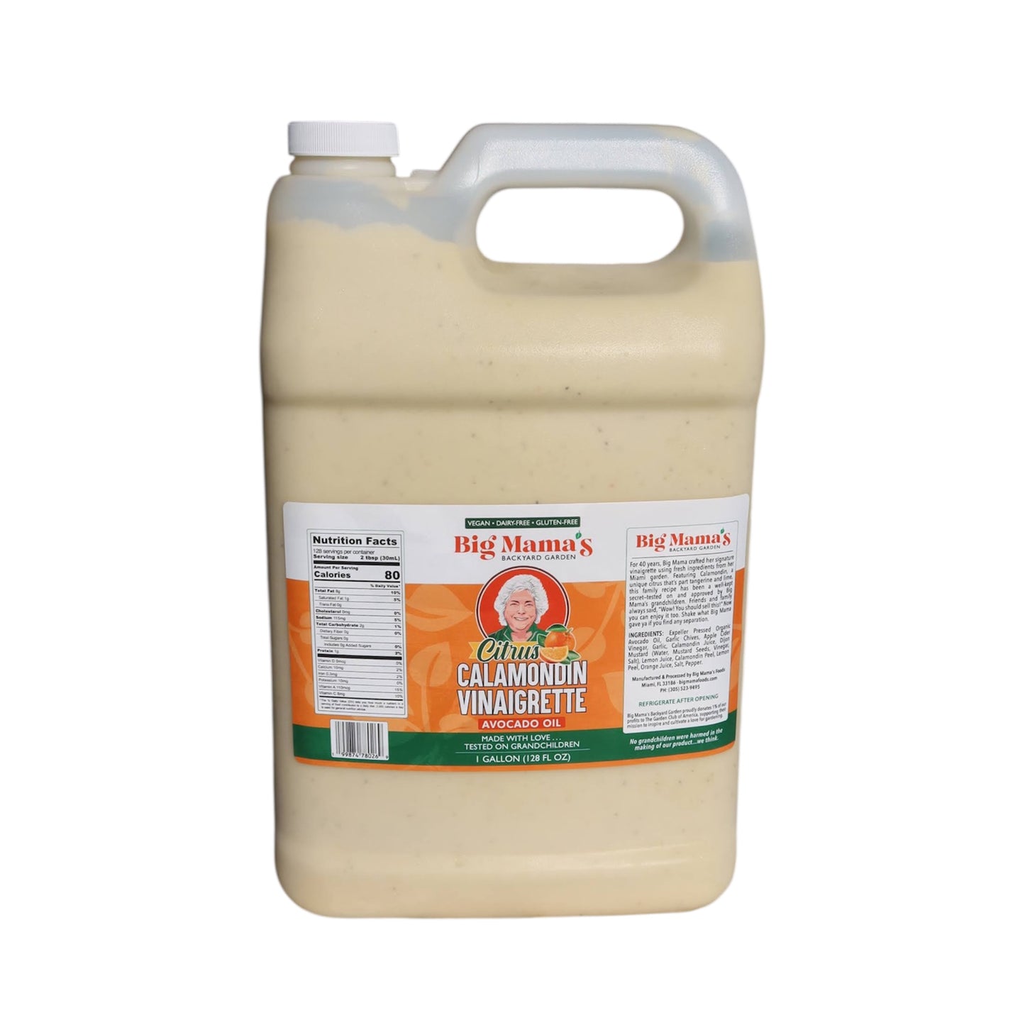 Avocado Oil Calamondin Vinaigrette - 1 Gallon Format