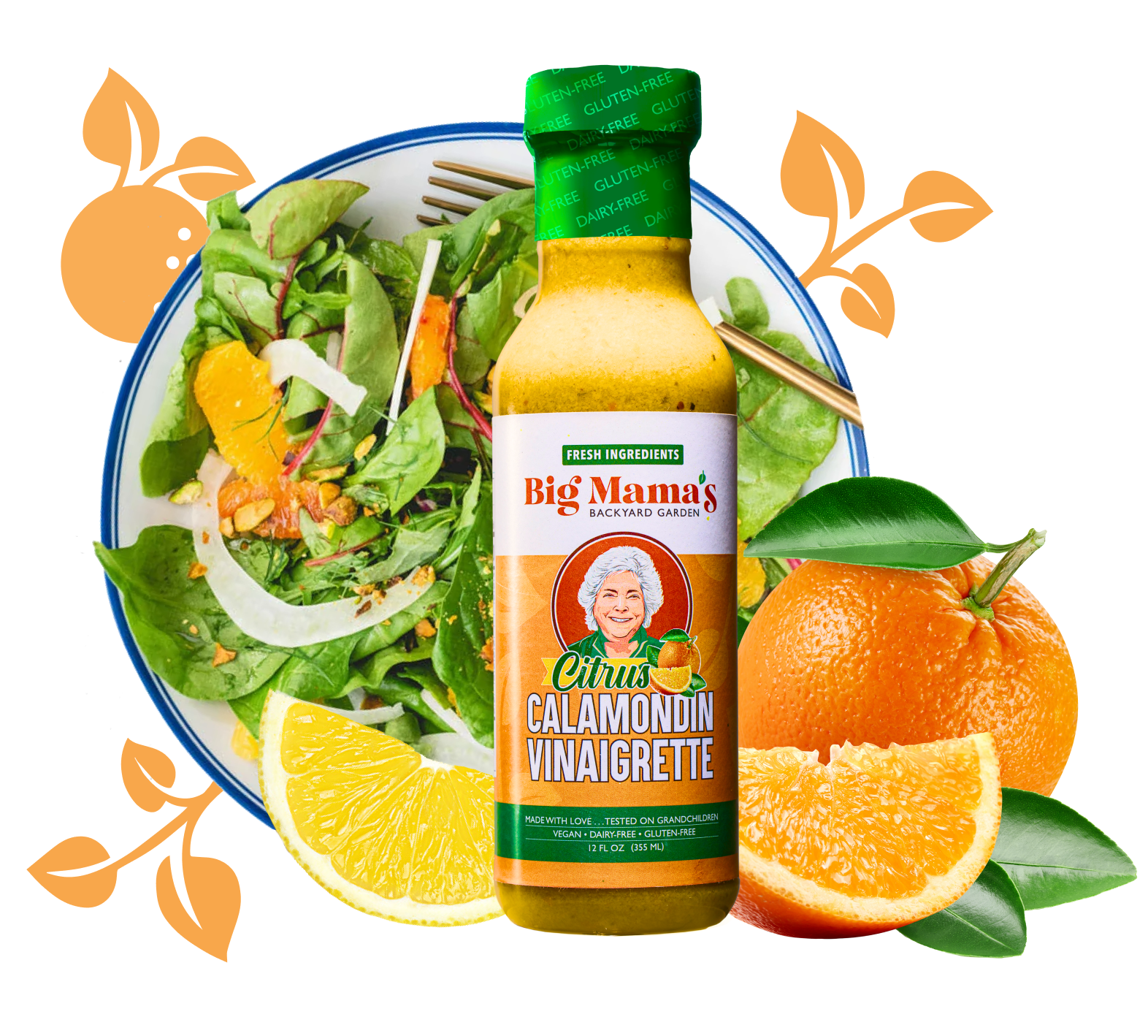 Garden-Fresh Calamondin Vinaigrette Salad Dressing